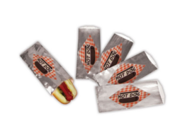Vente Neuf : Petits Sacs À Hot-Dog Gris Lustré