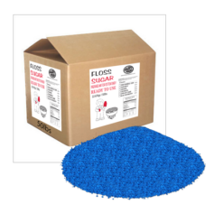COTTON CANDY FLOSS BLUE RASPBERRY BULK 50LB