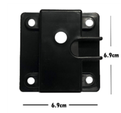 GEAR PLATE RECEIVER FOR POPCORN MACHINE( 6.9CM X 6.9CM) | 16OZ