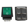 ON/OFF GREEN SWITCH 120V / 6 PINS