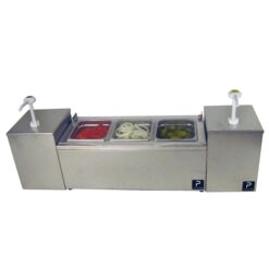 PARAGON PRO-SERIES CONDIMENT SERVER WITH TWIN PUMPS COMBO UNIT