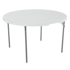 Table Ronde 48po Pliable Au Milieu Lifetime