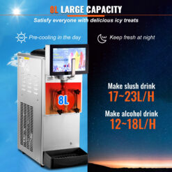 Machine à slush 1 tête commerciale avec publicité personnalisable – Image 4