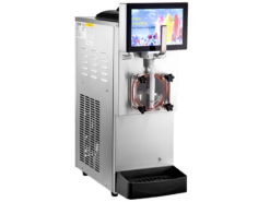 Machine à slush 1 tête commerciale avec publicité personnalisable