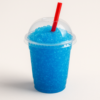 Verre de slush 250ml avec couvercle dôme et paille rouge