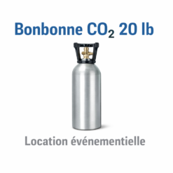 Bonbonne CO2 20 lb en location pour événements corporatifs et commerciaux