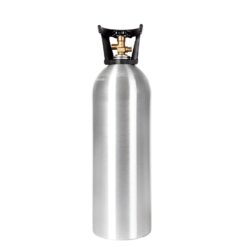 Bonbonne CO2 20 lb avec valve et protection pour usage événementiel