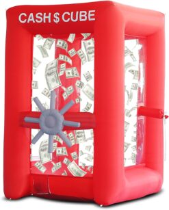 Cash Box gonflable publicitaire Cash Cube – animation promotionnelle